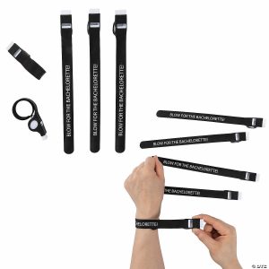 Apparel & Accessories |  Bachelorette Whistle Slap Bracelets – 24 Pc. Apparel & Accessories Apparel & Accessories