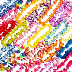 Apparel & Accessories |  36″ – 42″ Bulk 50 Pc. Luau Party Polyester Lei Assortment Apparel & Accessories Apparel & Accessories