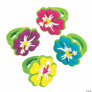 Apparel & Accessories |  Hibiscus Rings – 12 Pc. Apparel & Accessories Apparel & Accessories