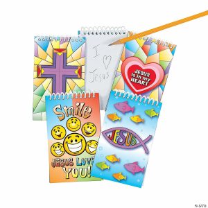 Invitations & Stationery |  Religious Spiral Notepads – 24 Pc. Invitations & Stationery Invitations & Stationery