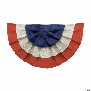 Party Decorations |  36″ x 18″ Burlap Americana Bunting Party Decorations Party Decorations