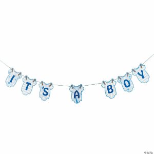 Party Decorations |  It’s a Boy Baby Shower Garland Party Decorations Party Decorations