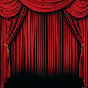 Party Decorations |  Red Curtain Backdrop – 2 Pc. Party Decorations Party Decorations