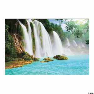 Party Decorations |  Waterfall Scene Backdrop – 3 Pc. Party Decorations Party Decorations