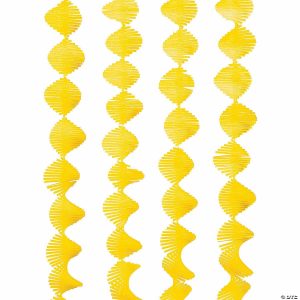 Party Decorations |  Yellow Fringe Paper Streamer Party Decorations Party Decorations